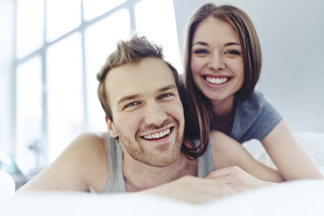 Cheerful couple